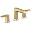 Hint Vibrant Brushed Moderne Brass 8" Widespread Bathroom Faucet