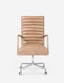 Palermo Light Brown Top-Grain Leather Swivel Executive Chair