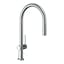Modern Chrome HighArc Pull-Down Kitchen Faucet with 360° Swivel Spout