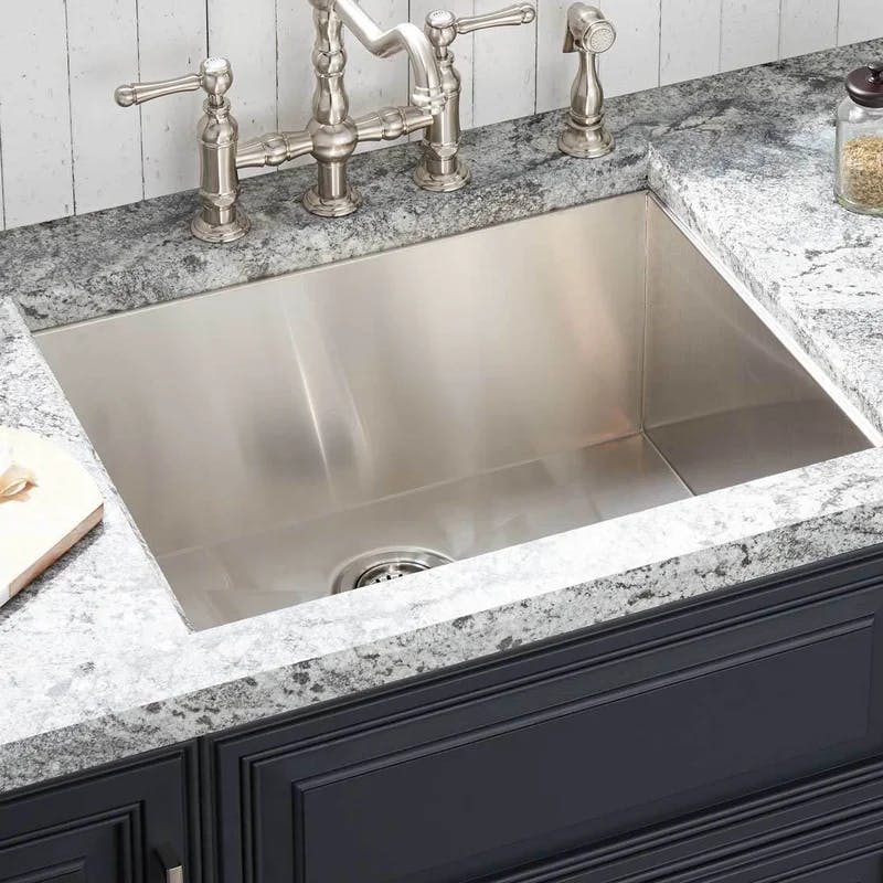 Sitka 25'' Rectangular Stainless Steel Single Bowl Kitchen Sink