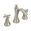 Elegant Distressed Bronze Widespread Bathroom Faucet with Drain Assembly