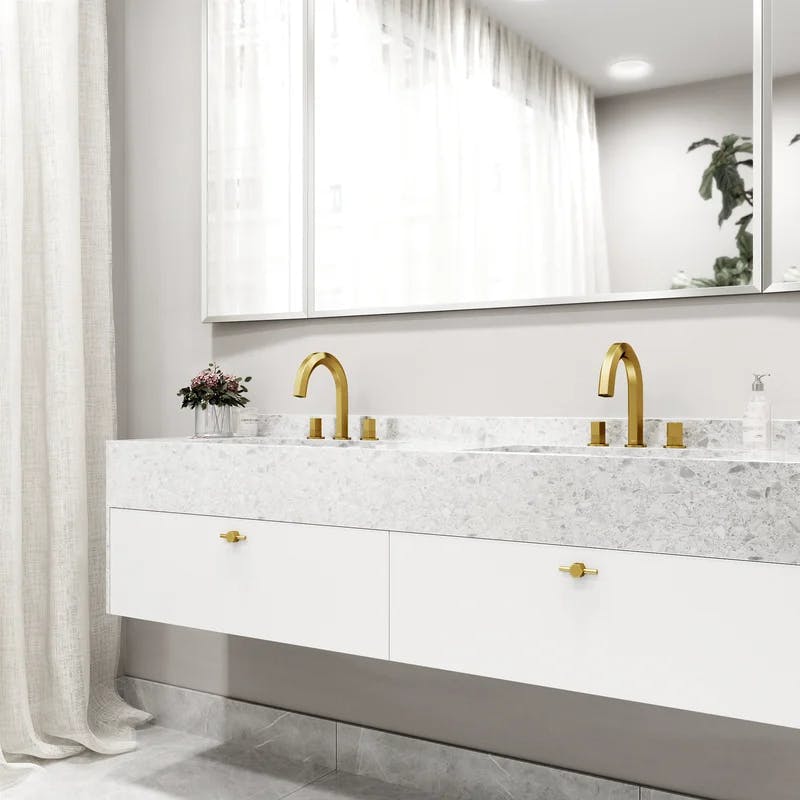 Hart Modern Chrome Dual-Handle 9" Bathroom Faucet