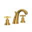 Lombardia Polished Nickel 5.5" Transitional Brass Bathroom Faucet
