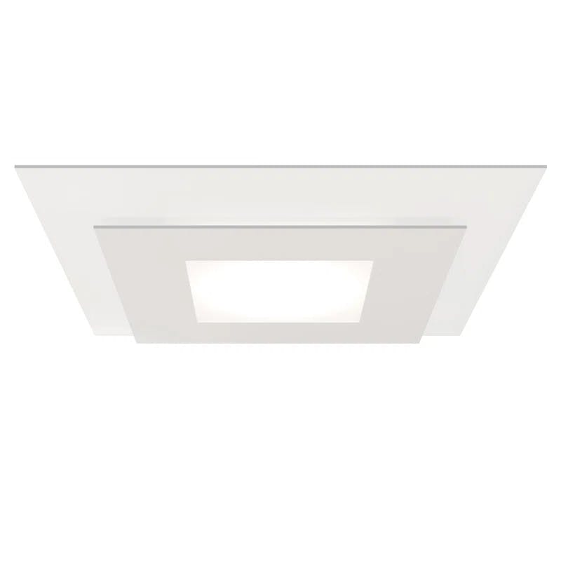 Contemporary Indoor/Outdoor 20" LED Flush Mount in Textured White