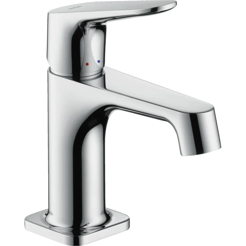 EcoLux Modern Single-Hole Chrome Bathroom Faucet with Drain Assembly