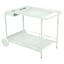Ice Mint Luxembourg Aluminium Bar Cart with Wine Rack and Storage