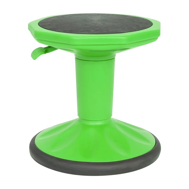 FlexiFun Kids' Green Active Learning Stool with Adjustable Height