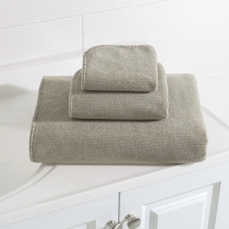 Blythe Cream Corded 100% Cotton Bath Towel
