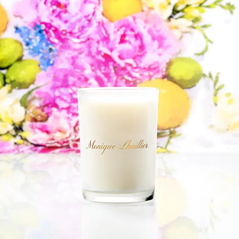Citrus Lily 7oz Silver Soy Designer Scented Candle