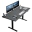 Vivo Electric Height Adjustable 71" Black Standing Desk with Memory Presets