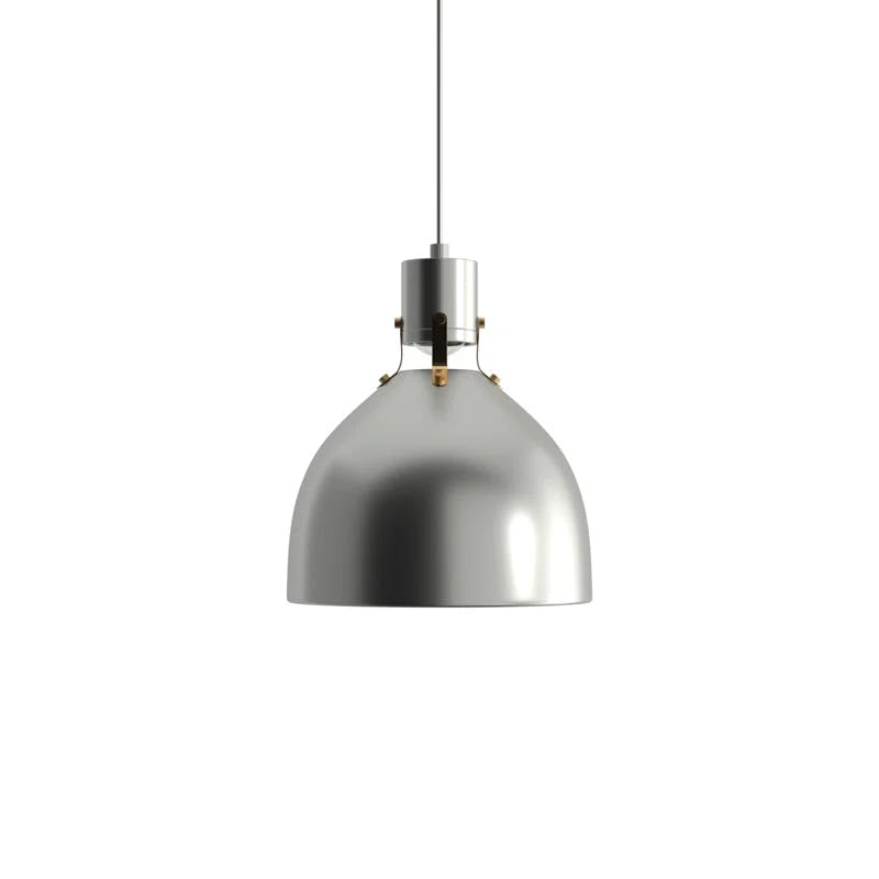 Feiss Brynne 19.75" Satin Nickel LED Dimmable Pendant