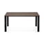 Dorian 6-10 Seater Extending Outdoor Dining Table in Porphyry Brown and White