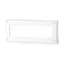 Architectural White 9.5" LED Brick Light with Opal Glass