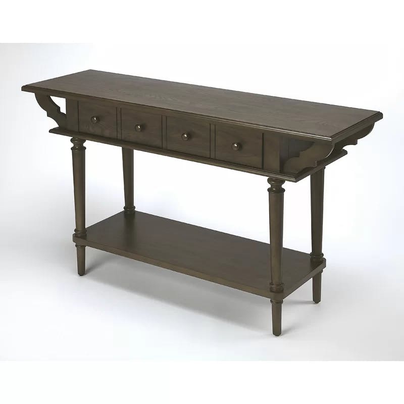 Butler Talia 124" Vintage Coffee Console Table with Storage