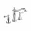Classic Elegance 16" Chrome Widespread Bathroom Faucet with Drain Assembly