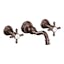 Elegant Oil Rubbed Bronze Wall-Mounted Modern Faucet