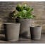 Handcrafted Terracotta Round Pot Planter Set in Peat - Set of 3
