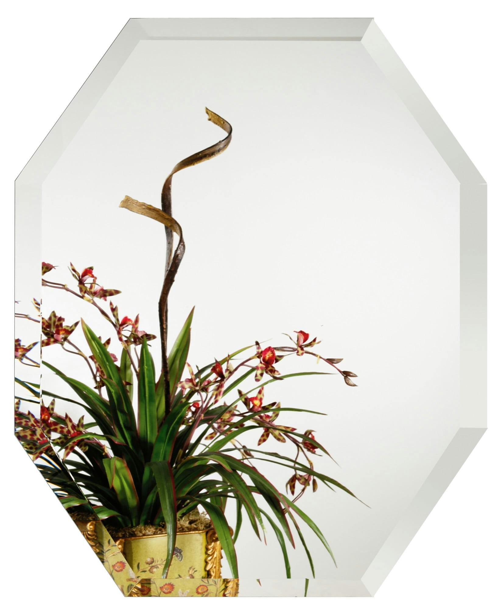 Elegant Full-Length Oval Beveled Glass Wall Mirror