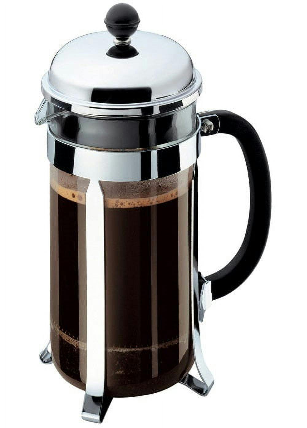 34oz Classic Chrome Stainless Steel French Press Coffee Maker
