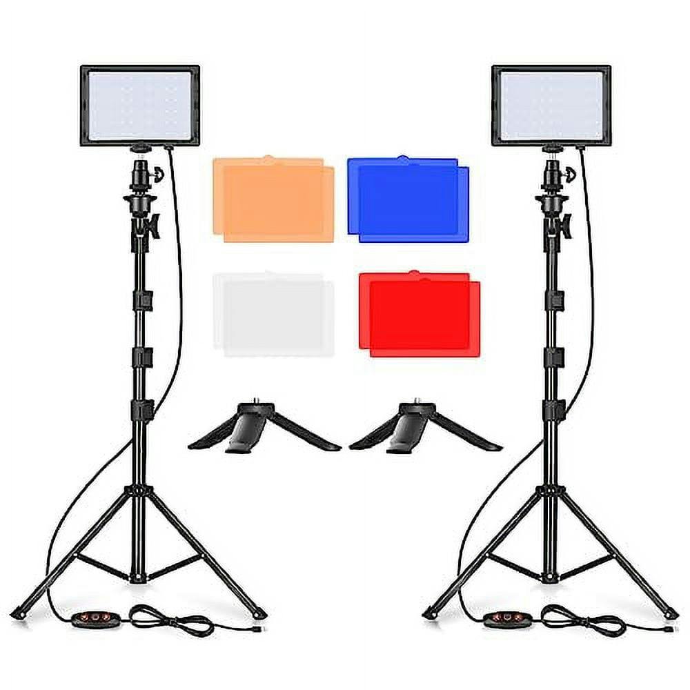 Lumina 54" Adjustable Studio LED Light with Color Filters and Stand
