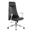 Dillon Black High-Back Swivel Office Chair with Antimicrobial Fabric