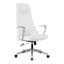 Dillon Snow High-Back Swivel Office Chair with Metal Base