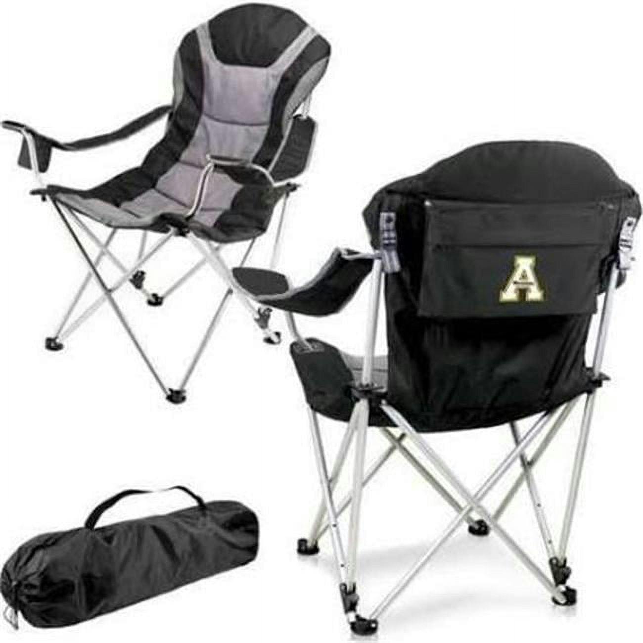 Luxury Steel & Polyester Folding Camp Chair with Drink Holder