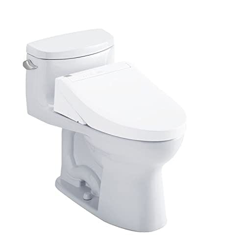 Sleek Supreme II 1.28 GPF Elongated One-Piece White Toilet