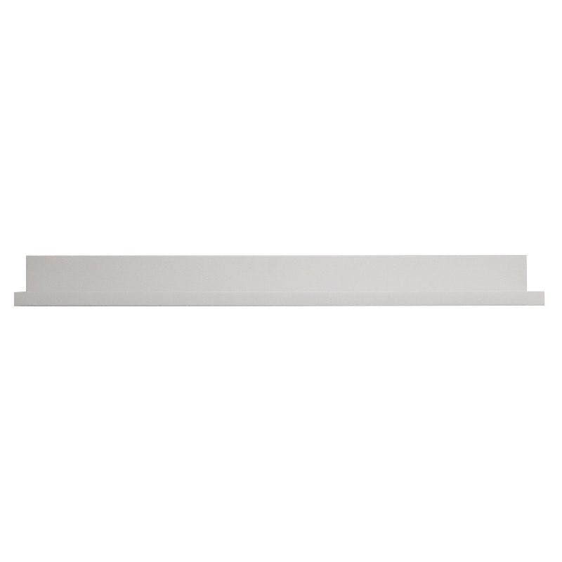 Sleek 37" Gray MDF Floating Accent Shelf for Versatile Display