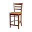Emily 41'' Solid Wood White Ladder Back Counter Stool