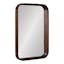 Hutton Rounded Rectangle Walnut Wood Bathroom Vanity Mirror 23" x 34.7"