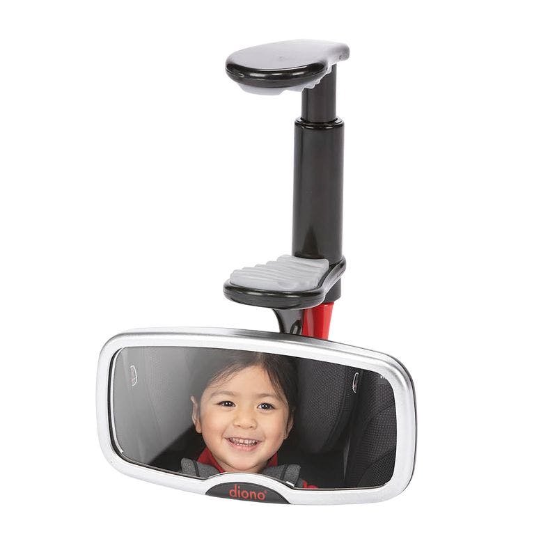 See Me Too Adjustable Silver Baby Car Mirror for Full Backseat View