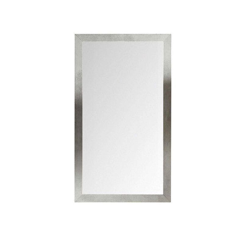 Concordia Rectangular 33.5" Gray Marble Bathroom Mirror