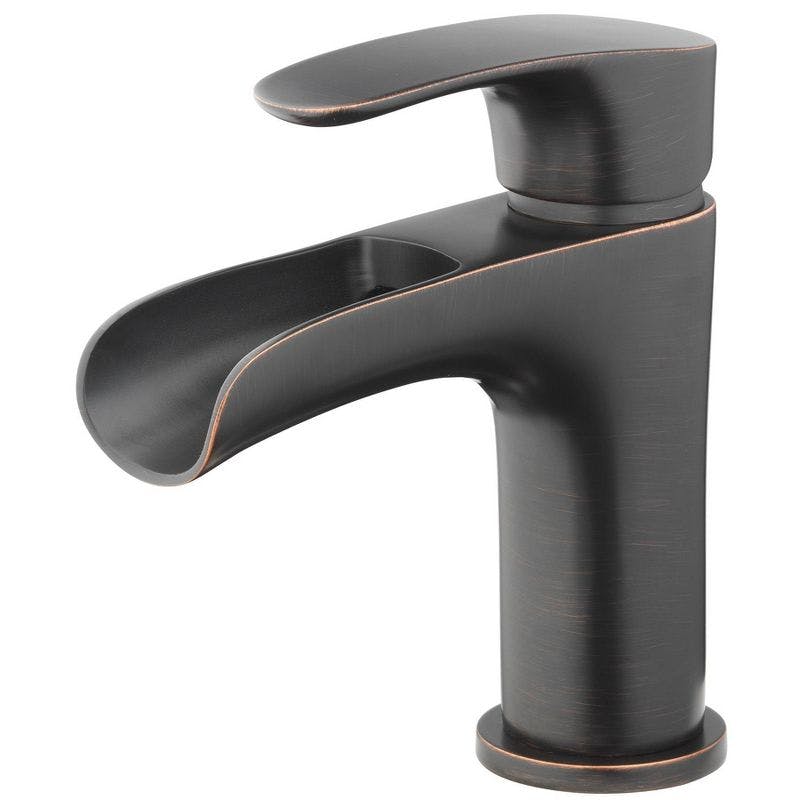 Capri Waterfall Single-Handle Bathroom Faucet in Oil-Rubbed Bronze