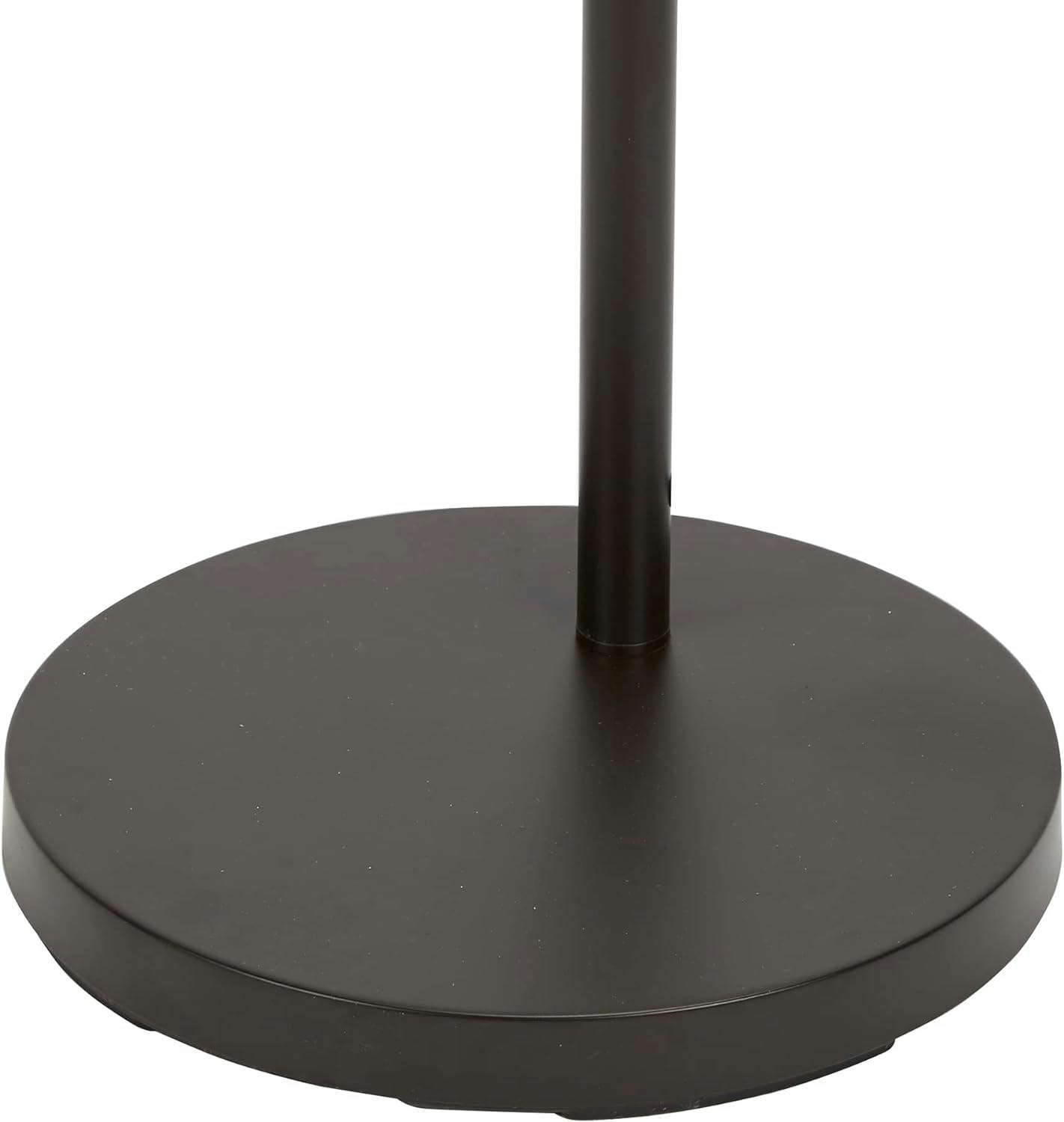 Laurette Adjustable Tri-Lantern Black Metal Floor Lamp