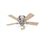 Crestfield 42" Brushed Nickel LED Ceiling Fan with Reversible Gray Pine Blades